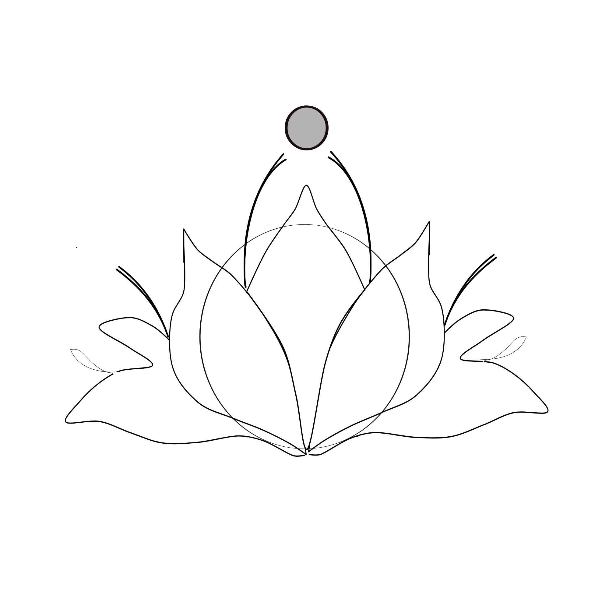 The Blue Lotus logo — symbool voor Pearl of Wisdom en Soul Models van Live in the Remix